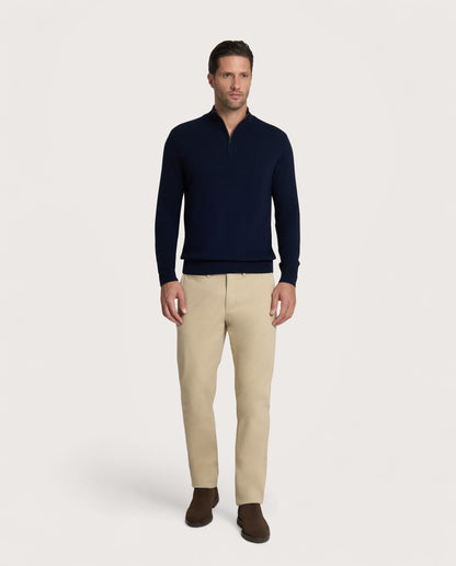 Camicissima Luxury Soft & Warm Cashmere Half-Zip Sweater