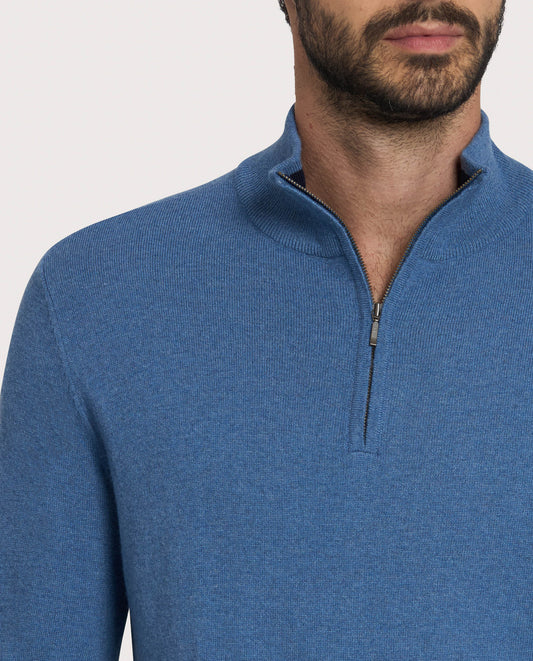 Camicissima Luxury Soft & Warm Cashmere Half-Zip Sweater