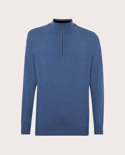 Camicissima Luxury Soft & Warm Cashmere Half-Zip Sweater
