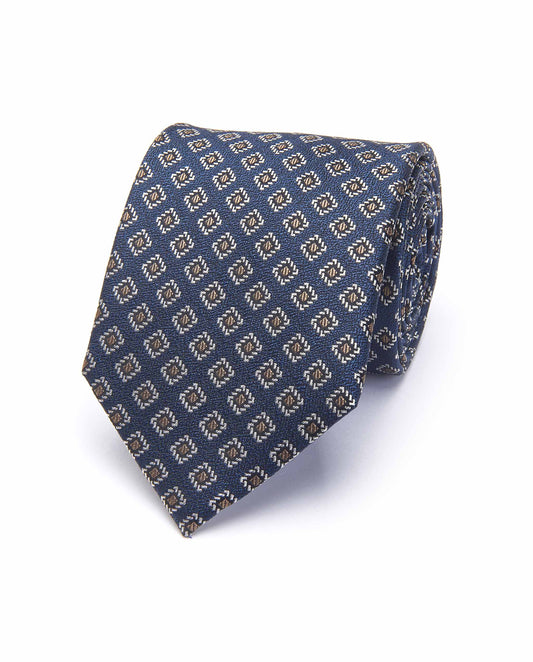 Designer Silk Jacquard Tie - 100% Pure Silk | Elegant Woven Pattern