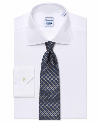 Camicissima Designer Silk Jacquard Tie - 100% Pure Silk | Elegant Woven Pattern