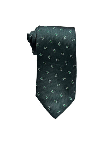 Camicissima Green Jacquard Silk Tie  – Elegant Party & Office Look