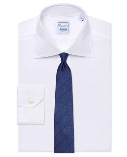 Camicissima Regimental Stripe Silk Tie – Blue Navy | Premium Designer Wear