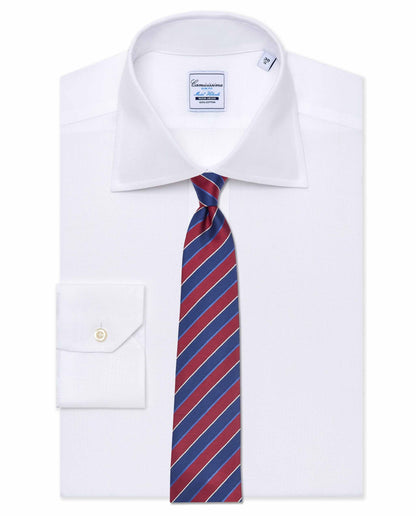 Blue Designer Tie – Regimental Silk | Classic Power Tie