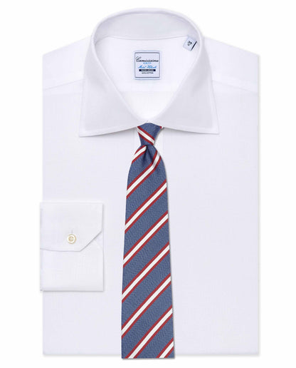 Silk Regimental Tie for Men – Blue | Business & Event Wear