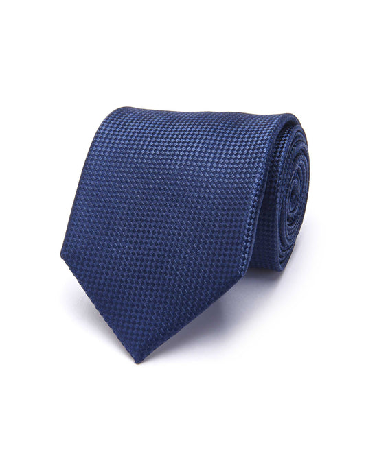 Men’s Classic Navy Blue Silk Tie
