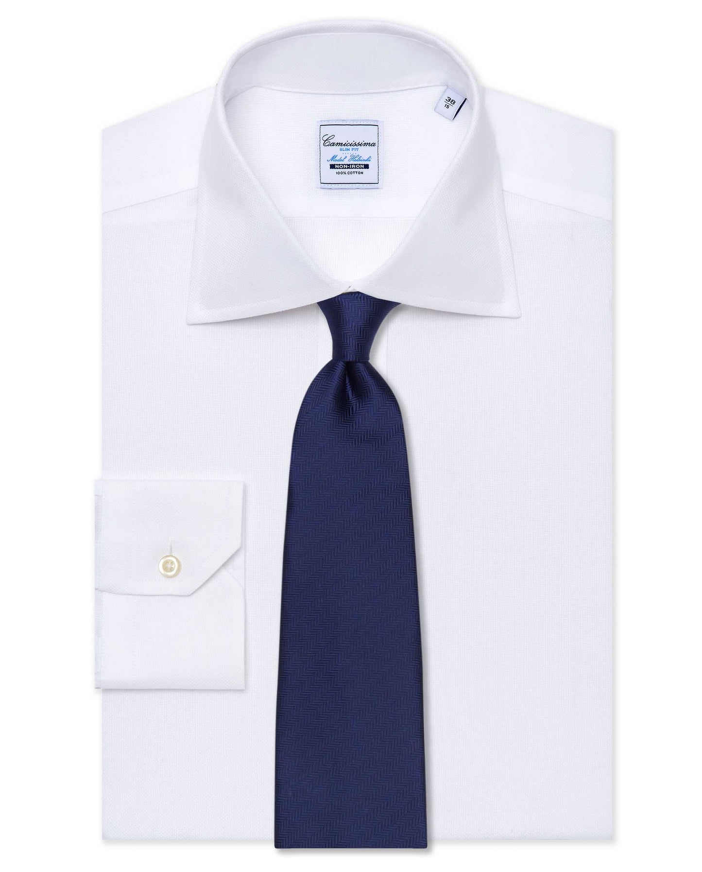 Men’s Solid Blue Navy Silk Tie