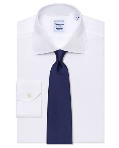 Men’s Solid Blue Navy Silk Tie