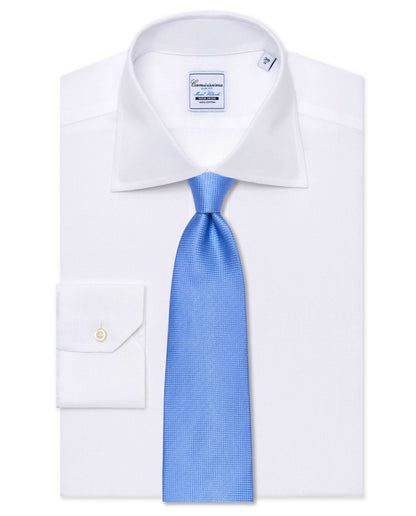 Men’s Light Blue Plain Silk Tie