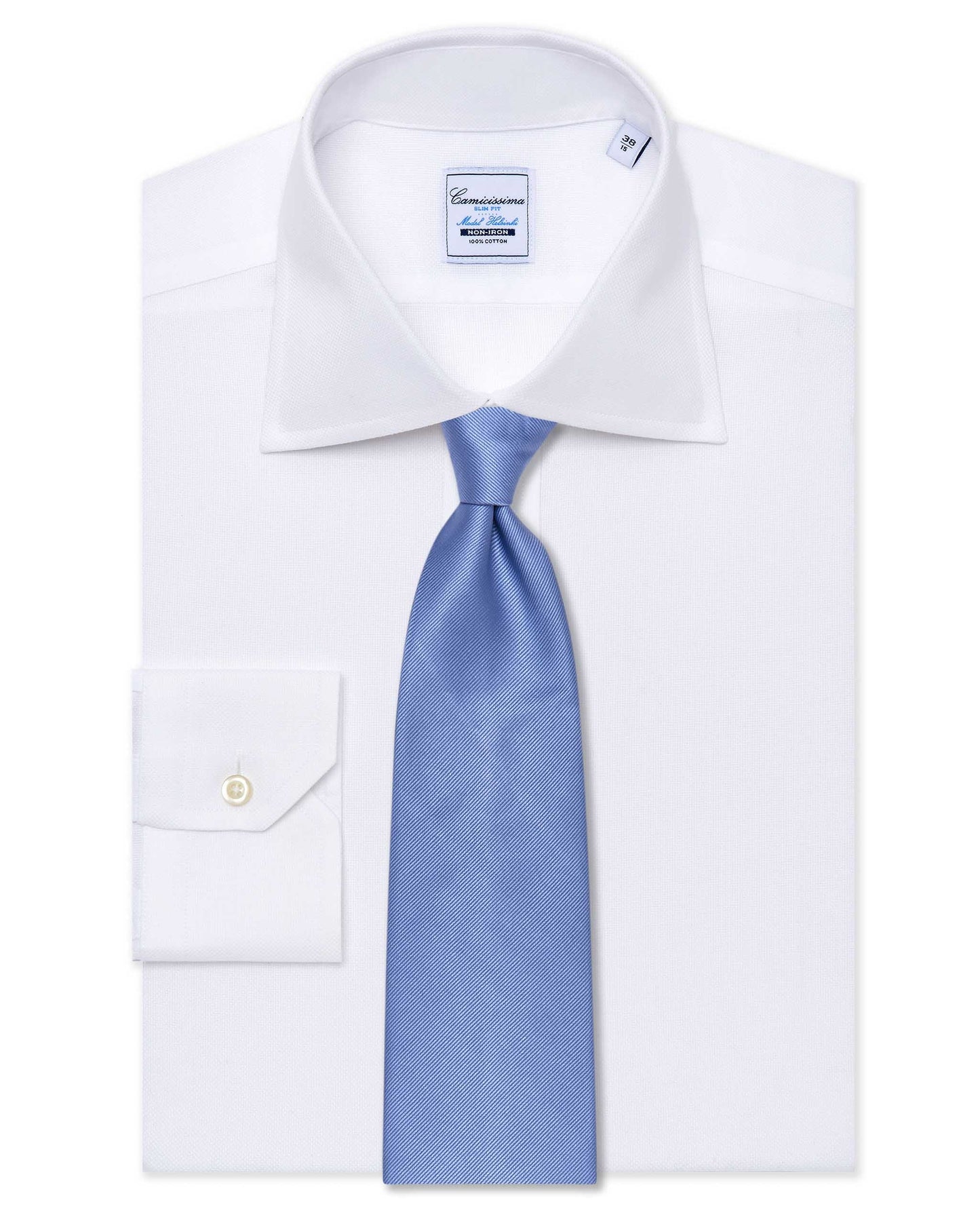 Wedding-Ready Light Blue Silk Tie