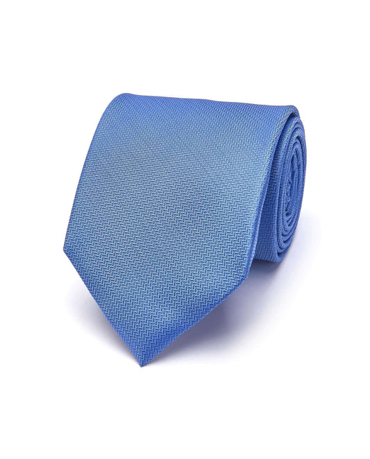 Office Wear Light Blue Silk Tie