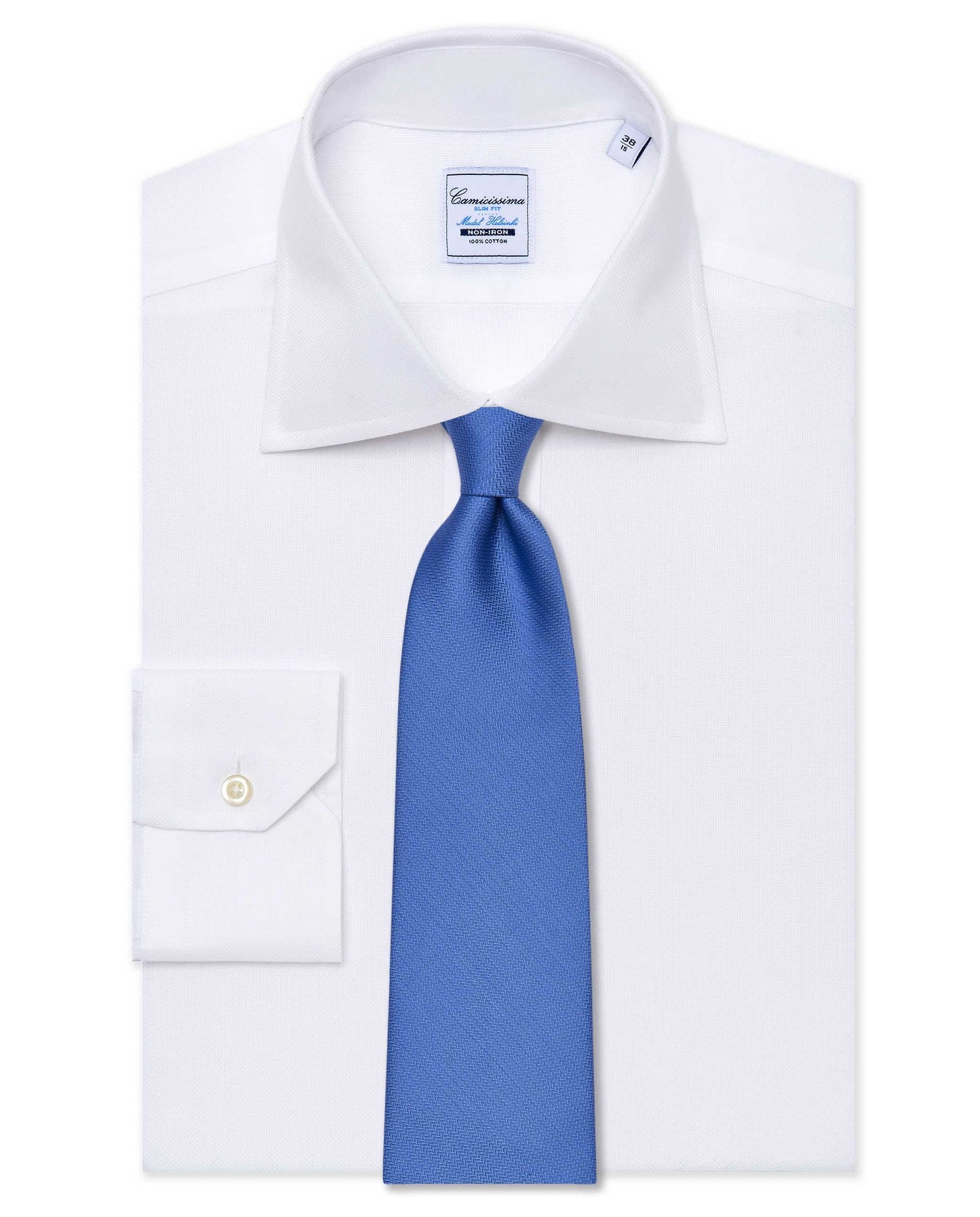 Office Wear Light Blue Silk Tie