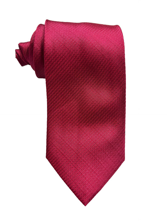 Camicissima Red Plain Silk Tie – Elegant Party & Office Look