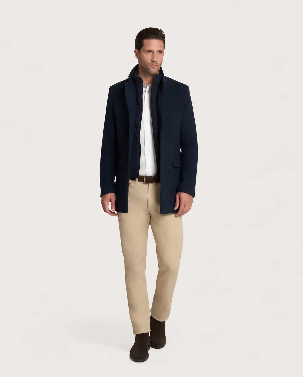 Camicissima Blend Wool Herringbone Coat