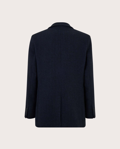 Camicissima Blend Wool Herringbone Coat