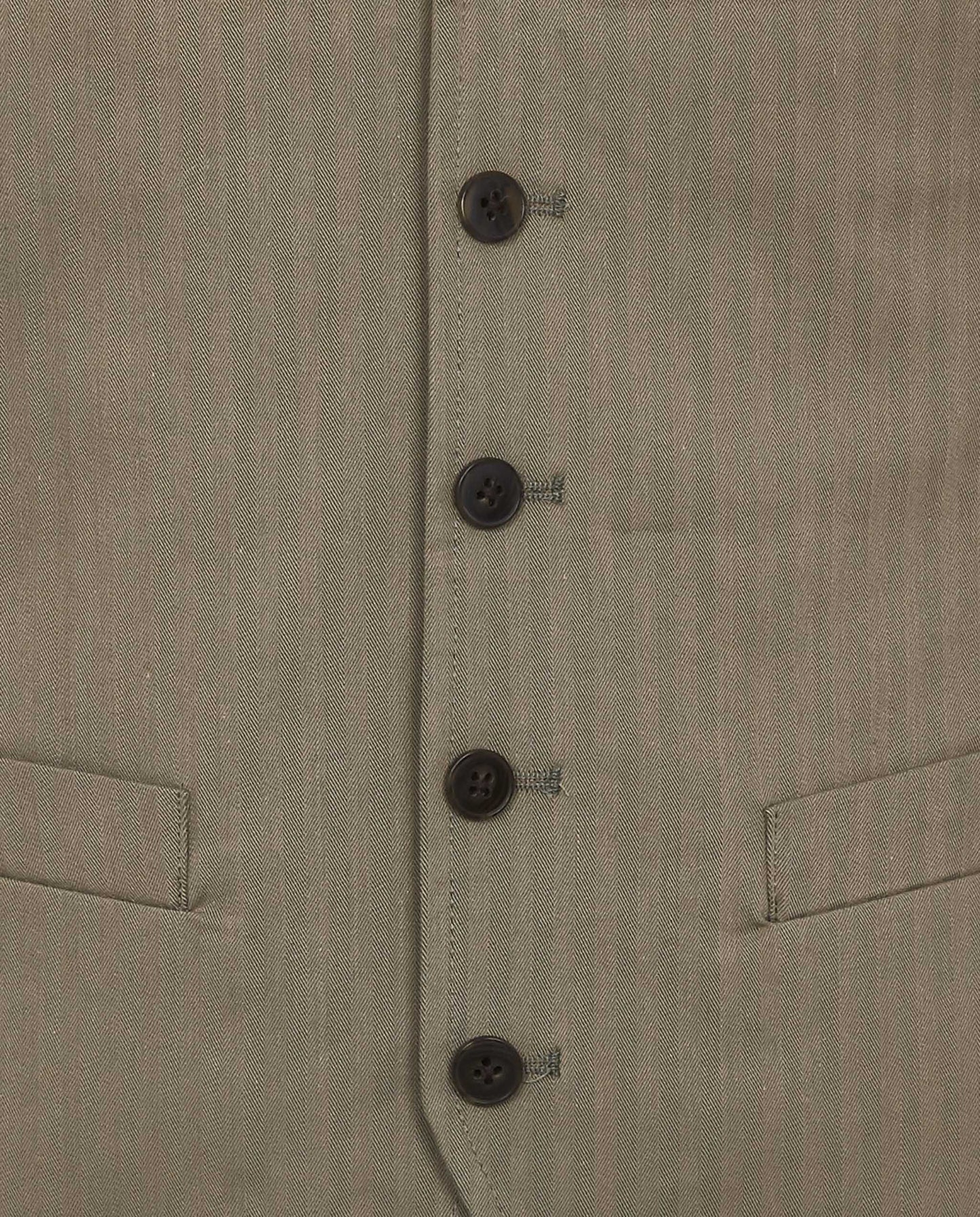 Camicissima Men's Herringbone Waistcoat - Sartorial Gilet | Designer Fit in Stretch Cotton