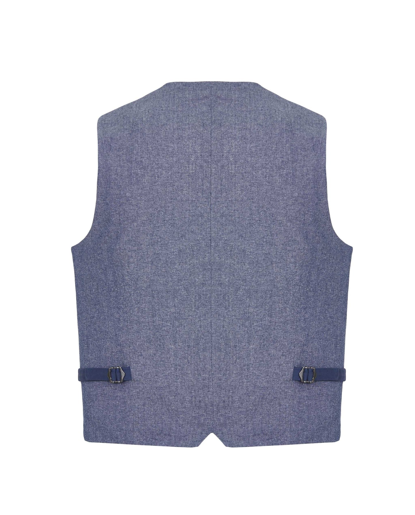Camicissima Men's Herringbone Waistcoat - Sartorial Gilet | Designer Fit in Stretch Cotton