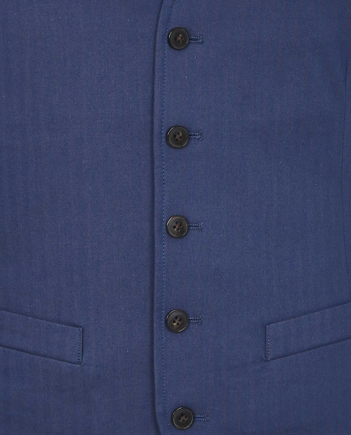 Camicissima Men's Herringbone Waistcoat - Sartorial Gilet | Designer Fit in Stretch Cotton
