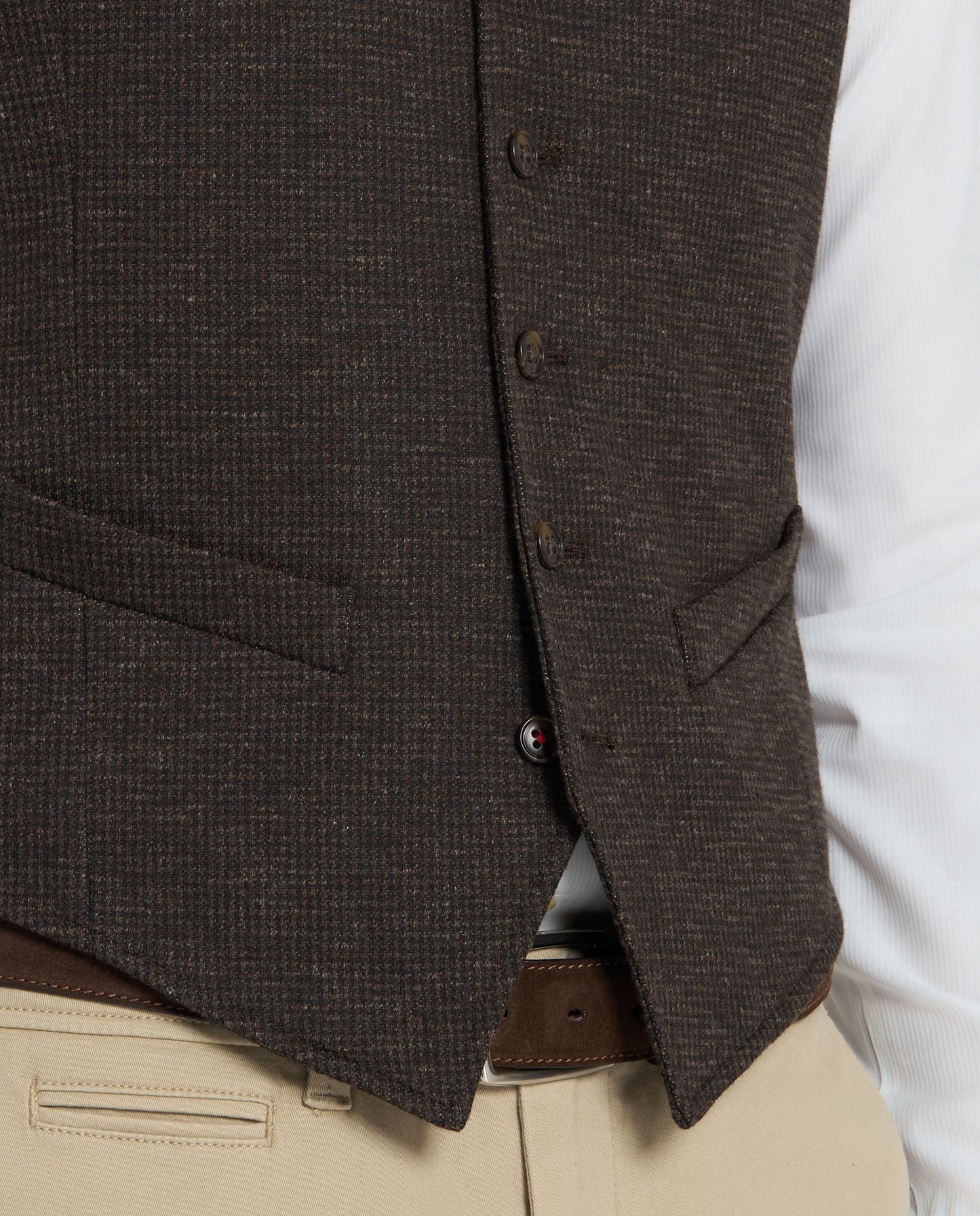 Camicissima Brown Jersey Sartorial Gilet