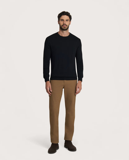 Camicissima Black Blend Cashmere Crew Neck Sweater