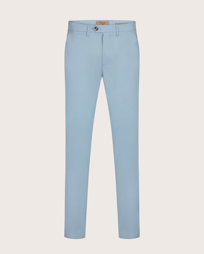 Camicissima Men's Twill Chino Pants - LIGHT BLUE | PLAIN