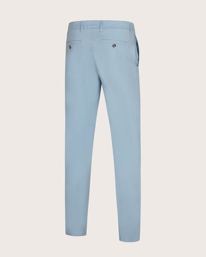 Camicissima Men's Twill Chino Pants - LIGHT BLUE | PLAIN