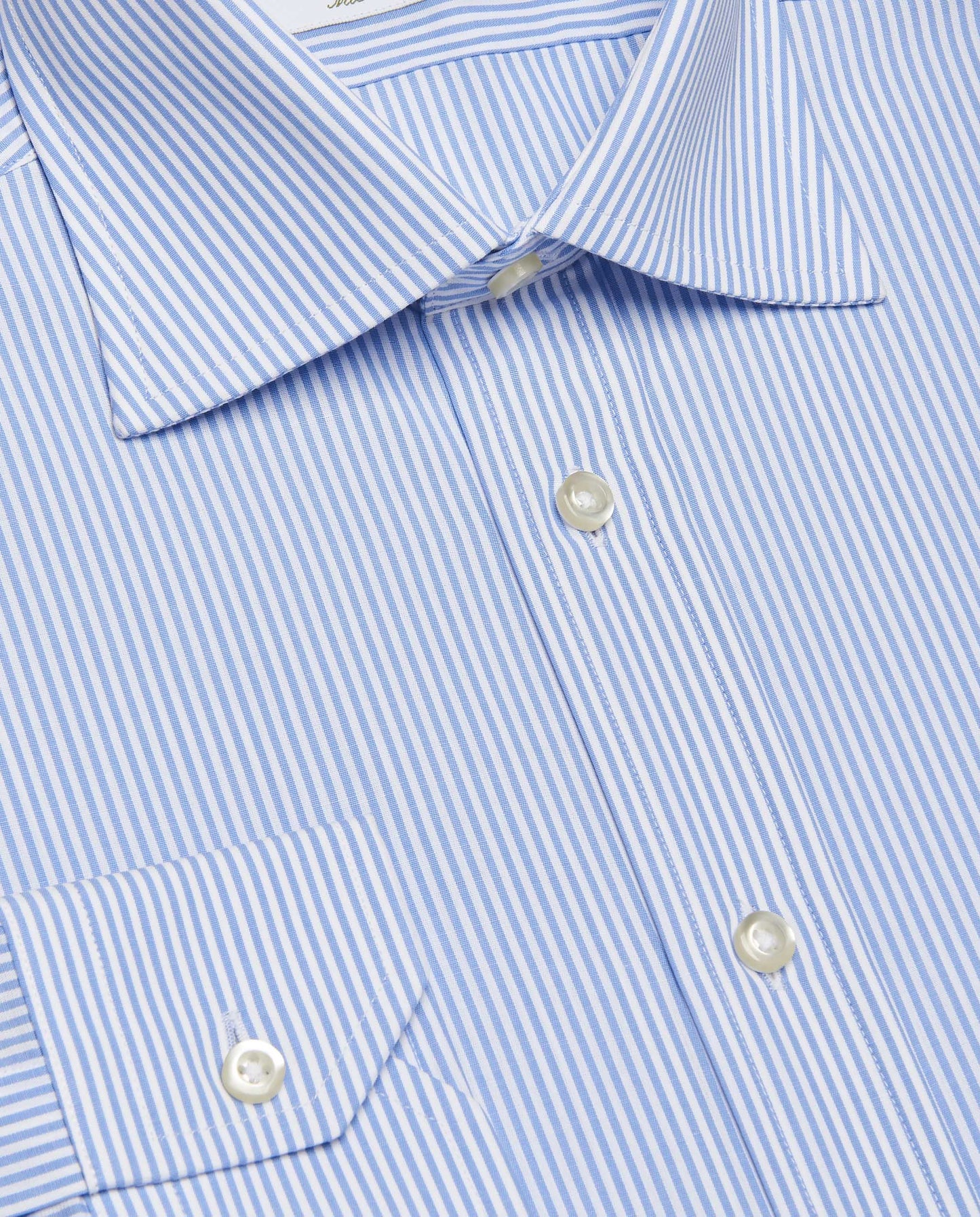 Camicissima Men’s Light Blue Striped Permanent Shirt