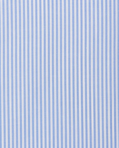 Camicissima Men’s Light Blue Striped Permanent Shirt