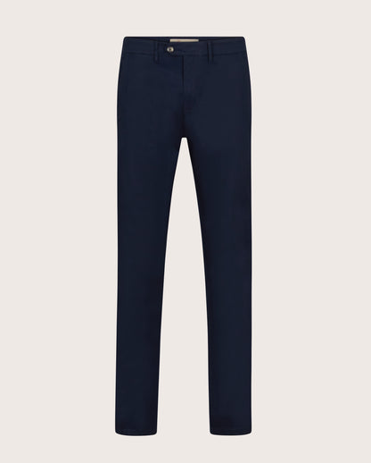 Camicissima Men's Twill Chino Pants - BLUE NAVY | PLAIN