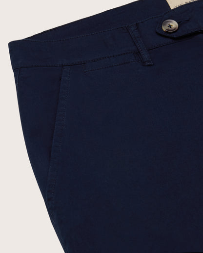 Camicissima Men's Twill Chino Pants - BLUE NAVY | PLAIN