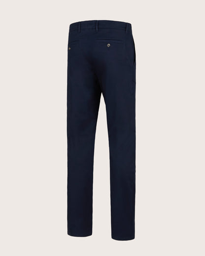 Camicissima Men's Twill Chino Pants - BLUE NAVY | PLAIN