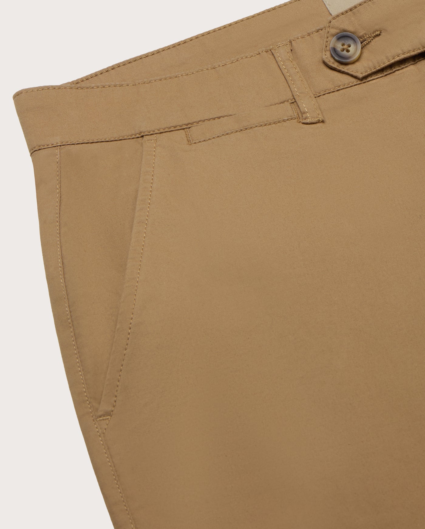 Camicissima Men's Twill Chino Pants - BEIGE | PLAIN
