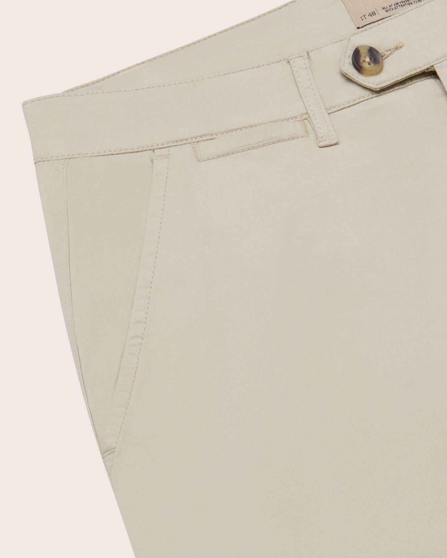 Camicissima Men's Twill Chino Pants - LIGHTBEIGE | PLAIN