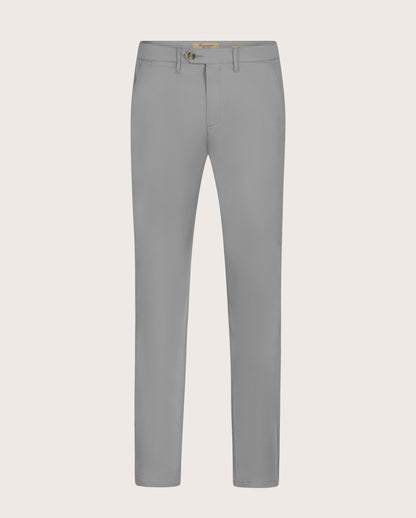Camicissima Men's Twill Chino Pants - LIGHT GREY | PLAIN