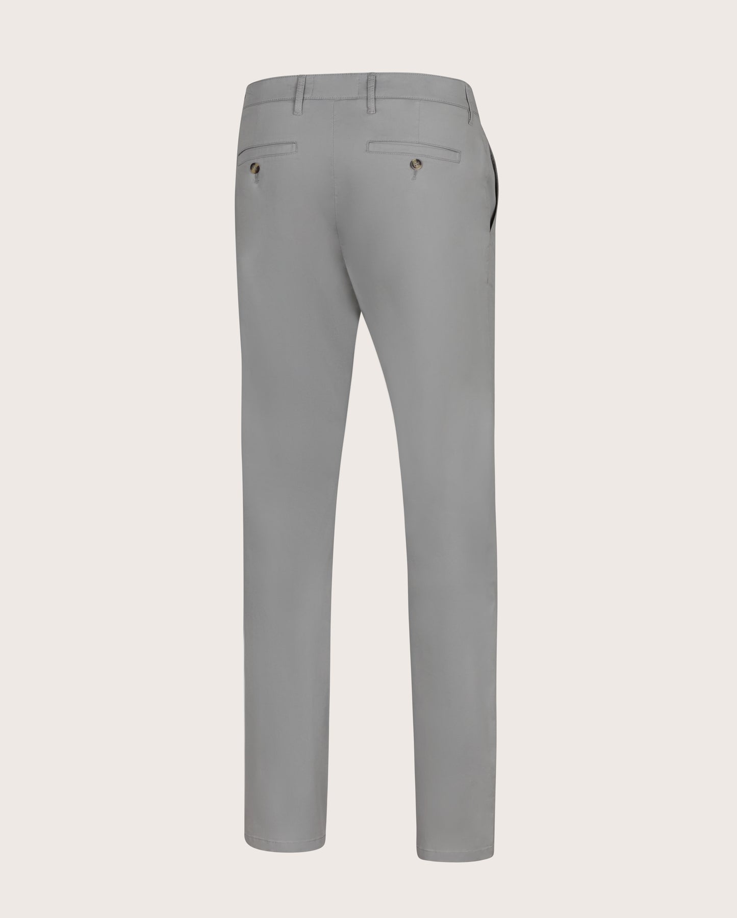 Camicissima Men's Twill Chino Pants - LIGHT GREY | PLAIN