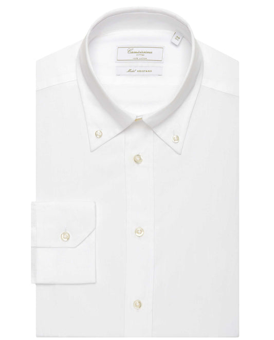 Camicissima Men’s Classic White Permanent Press Shirt