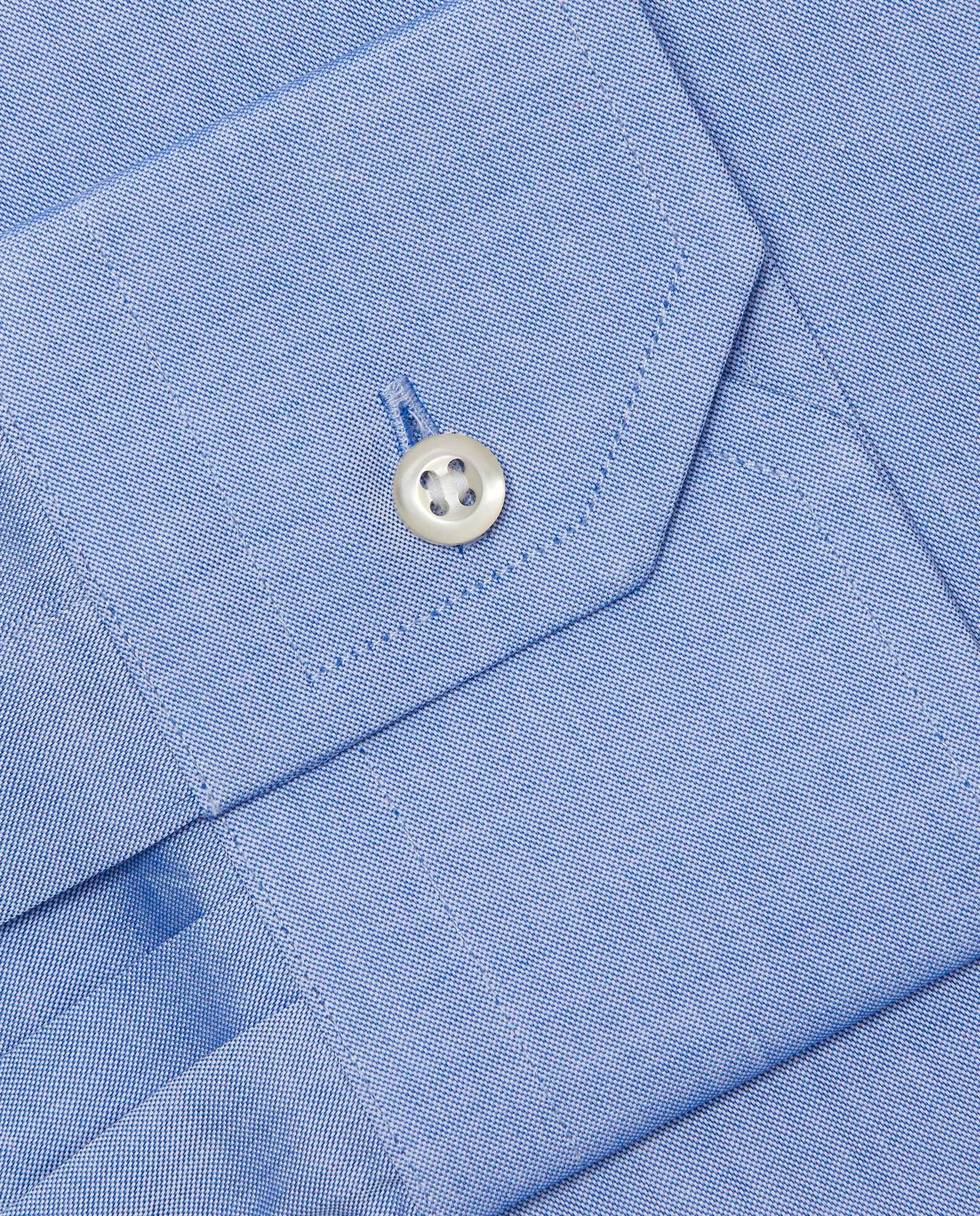 Classic Azure Permanent Slim Fit Shirt for Men