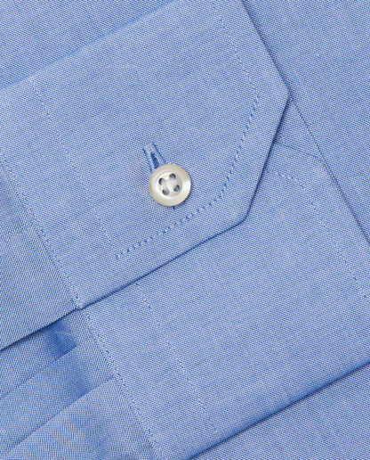 Classic Azure Permanent Slim Fit Shirt for Men