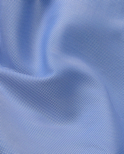 Camicissima Men’s Azure Non-Iron Permanent Slim Fit Cotton Shirt