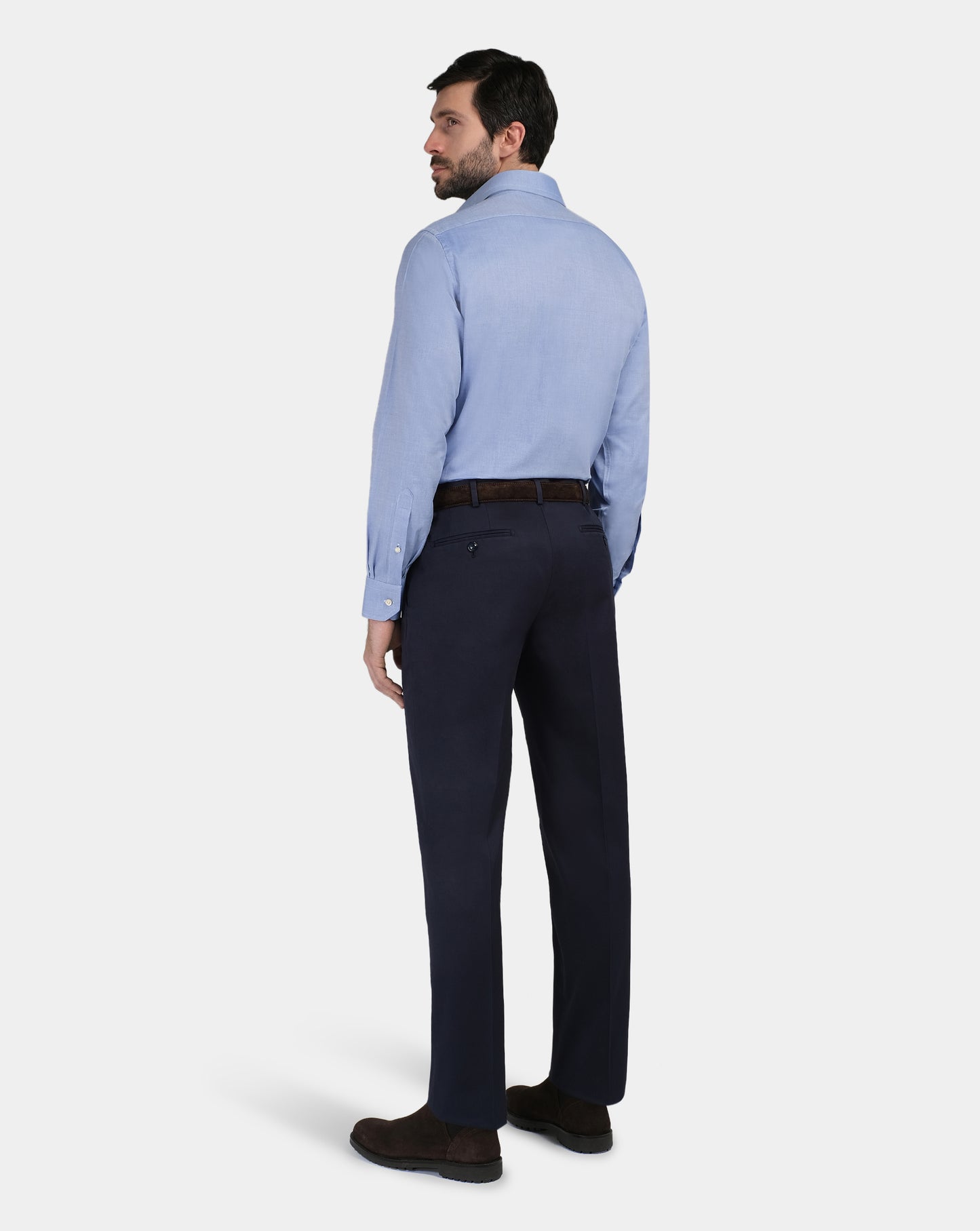 Camicissima Permanent Press Men’s Slim Fit Azure Shirt