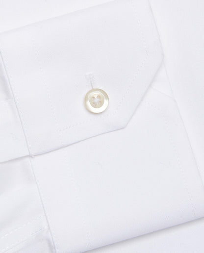 Camicissima Men’s Slim Fit White Shirt – Non-Iron Permanent | Plain Formal Wear | Full Sleeves