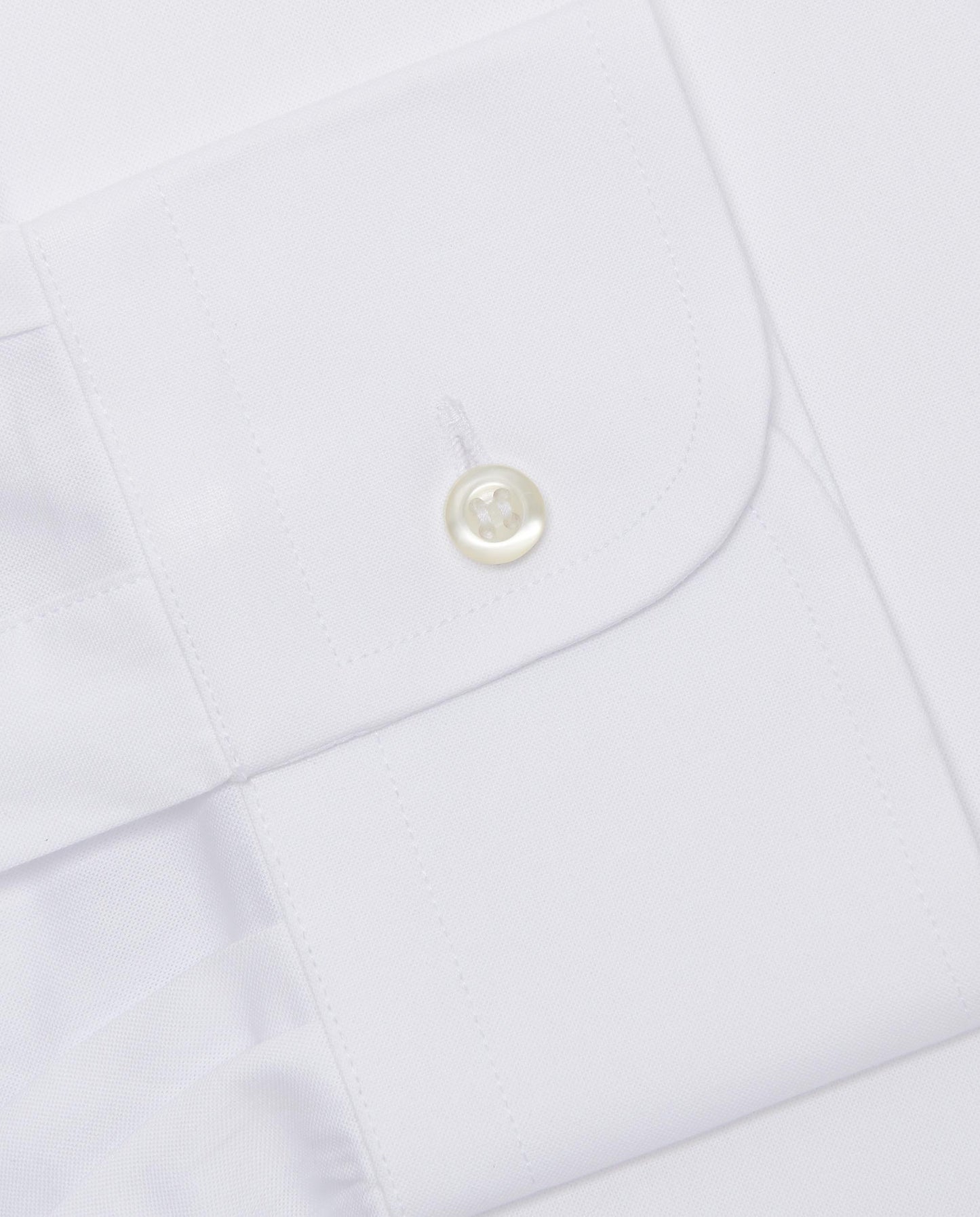 Camicissima Regular Fit Men’s White Permanent Cotton Shirt