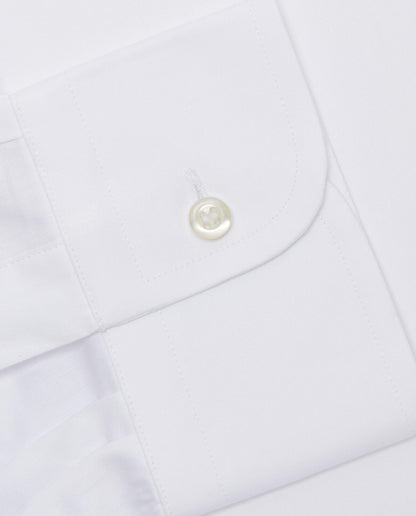 Camicissima Regular Fit Men’s White Permanent Cotton Shirt
