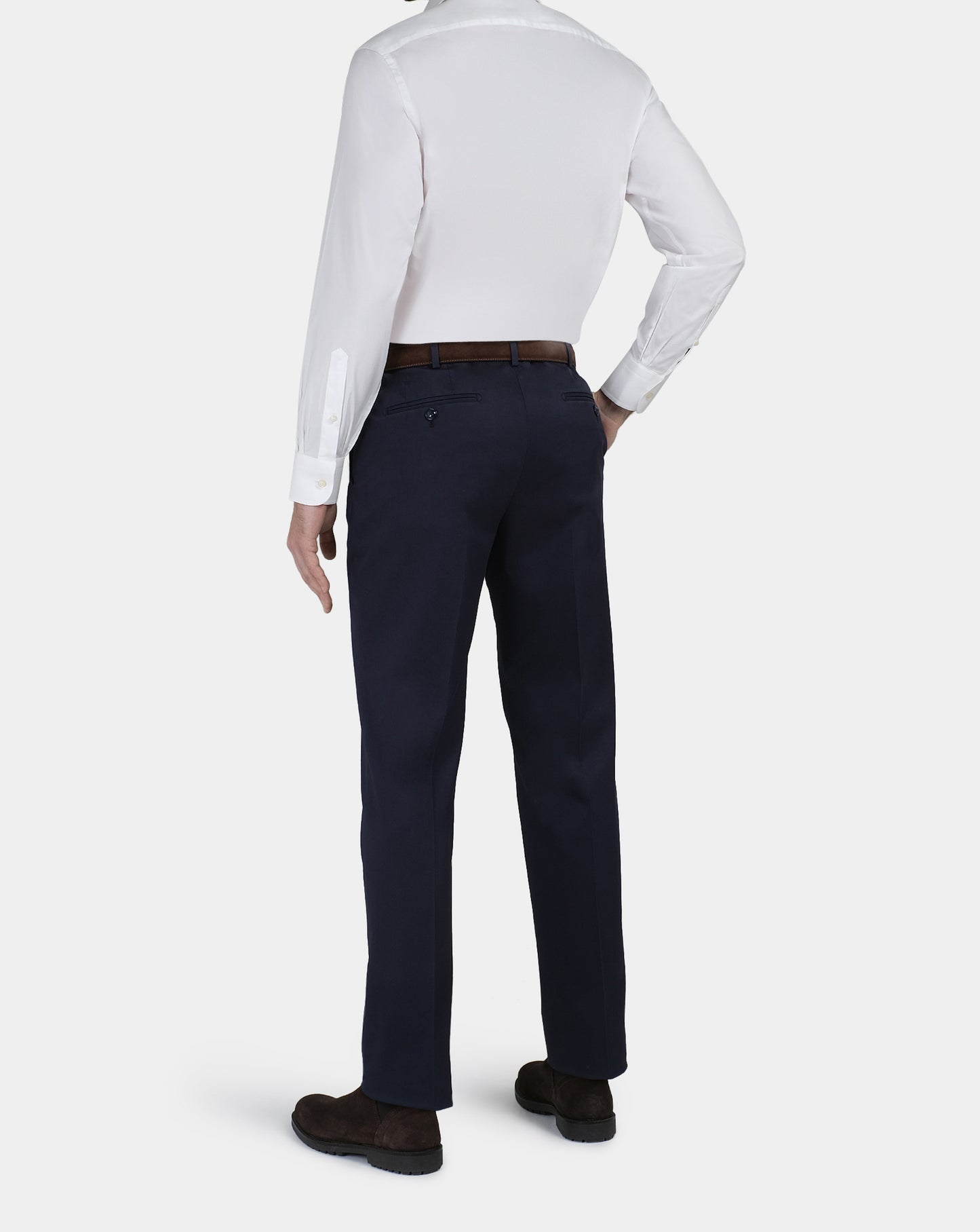 Camicissima Regular Fit Men’s White Permanent Cotton Shirt