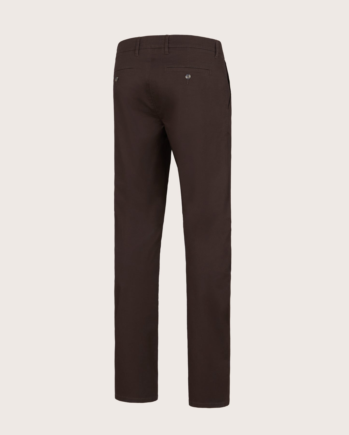 Camicissima Men's Twill Chino Pants - BROWN | PLAIN