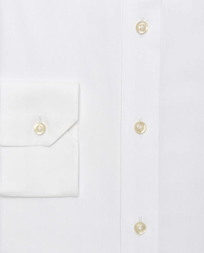 Camicissima Men’s Fitted White Shirt – Non-Iron Permanent | Plain | Full Sleeves