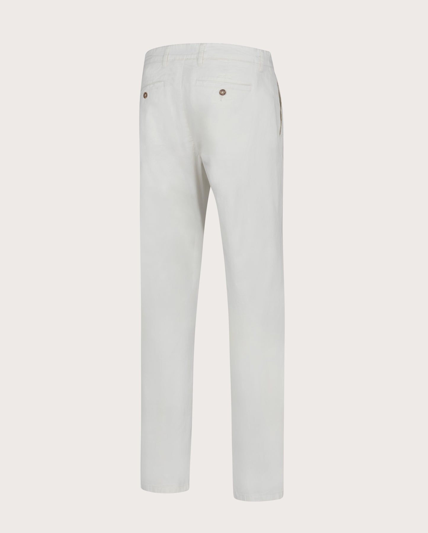 Camicissima Men's Twill Chino Pants - WHITE | PLAIN