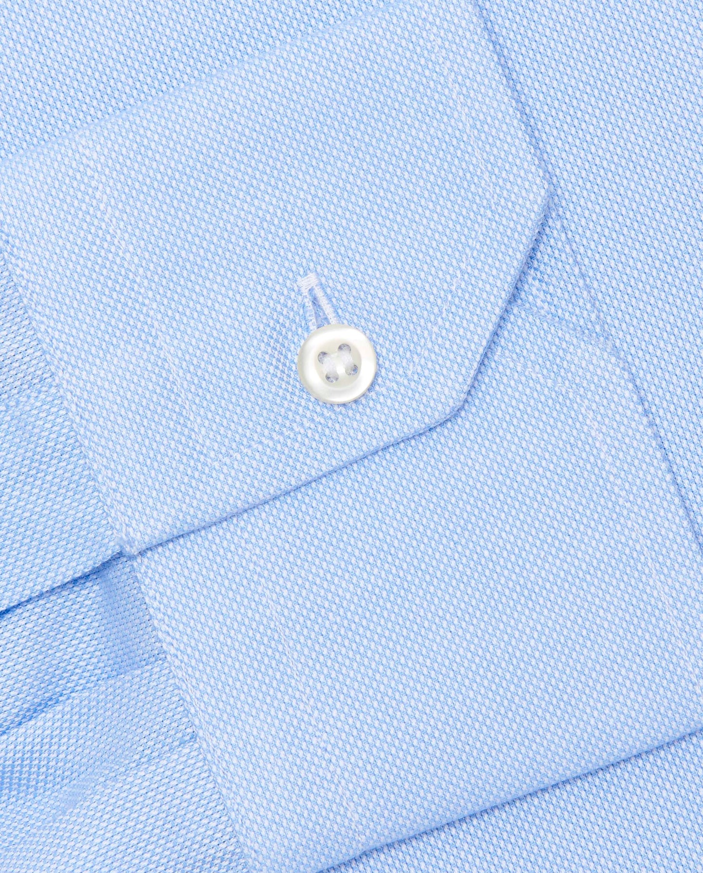 Camicissima Men’s Slim Fitted Self-Design Light Blue Shirt