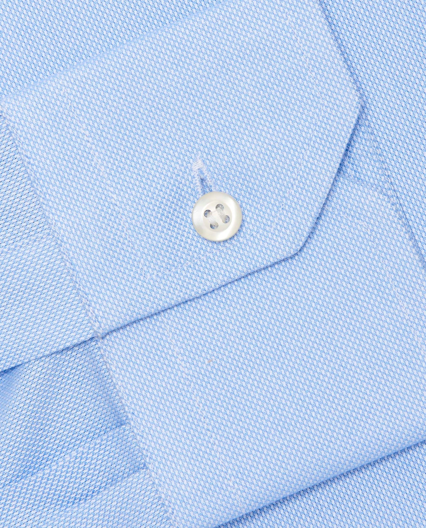 Camicissima Slim Fit Light Blue Self-Pattern Permanent Shirt