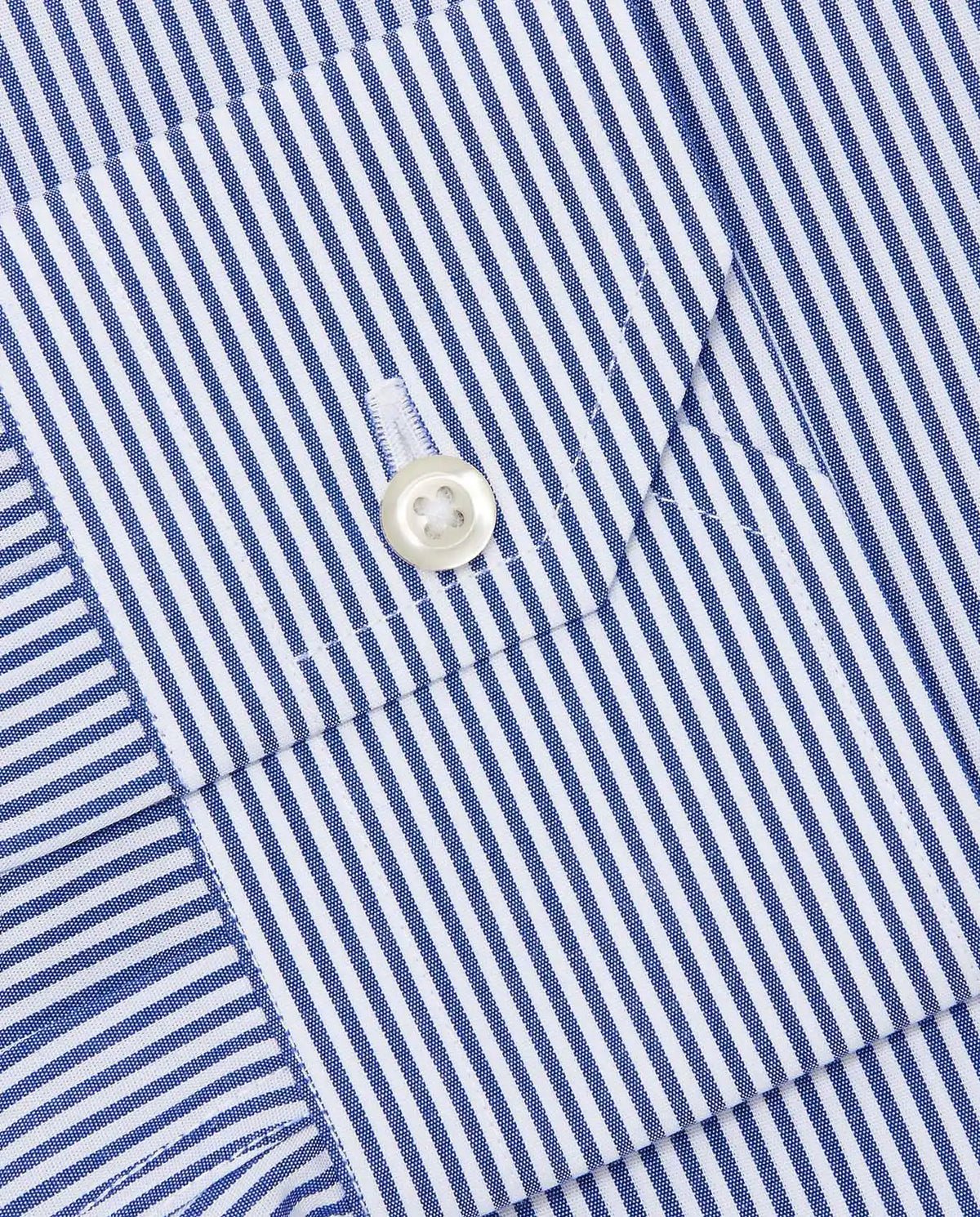 Camicissima Men’s Non-Iron Permanent Slim Fit Striped Shirt – Blue | Full Sleeves